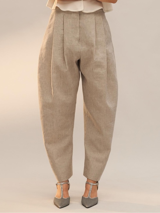 Zara Pants - Zara Studio 2026
LIMITED EDITION LINEN BLEND STRIPED PANTS